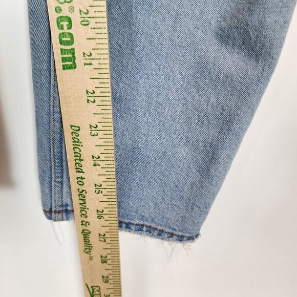 Abercrombie & Fitch The Skinny High Rise Curve Love Distressed Thrashed Jeans 31 - Picture 9 of 13